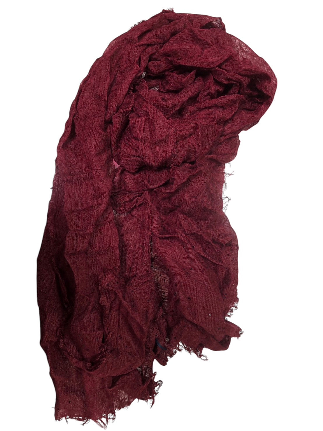Botto Giuseppe Italian Cashmere Wool Silk Sequined Scarf