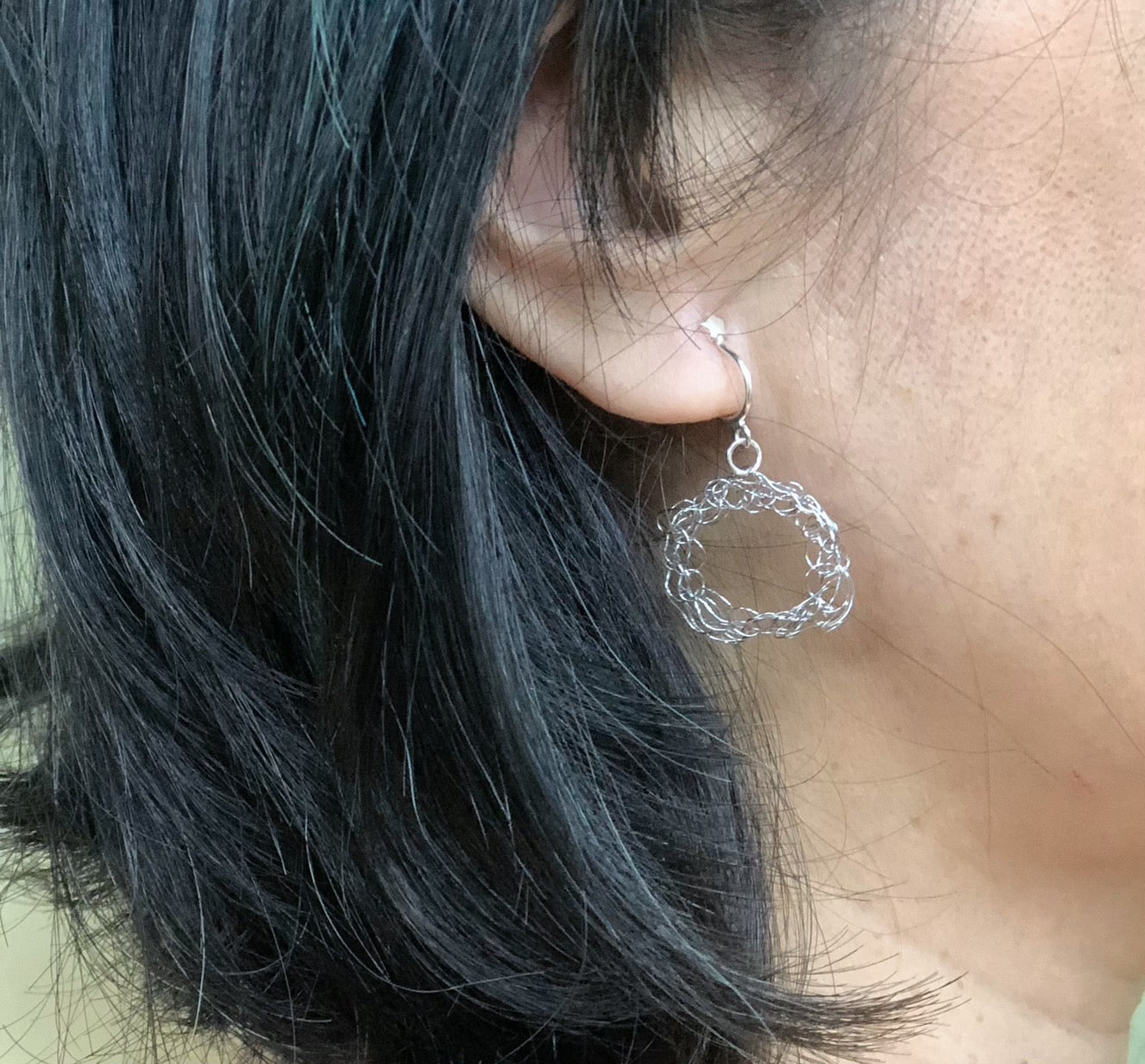 Loop Loop Silver earrings 纏繞銀耳環